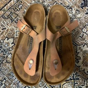 Birkenstock Gizeh Rose Gold 37 regular width
